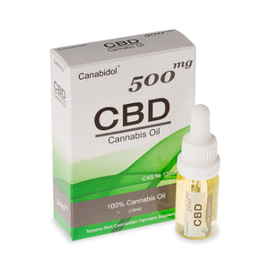 CBD Oil Dropper - Clear - 500mg